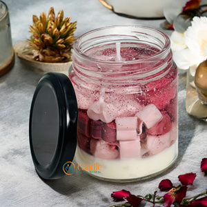 La cire transparente de pot de bougie de cire de soja fond pour des occasions festives-Halloween Noël Graduation Nouvel An-pour la décoration de la maison de vacances - Product Image 2