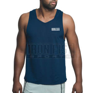 Camiseta sin mangas informal para gimnasio para hombre, chaleco deportivo con ajuste muscular que absorbe la humedad para ejercicio y fitness, venta al por mayor - Product Image 2