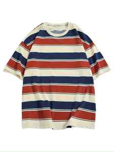 Camiseta de Hombre con Hombros Caídos, Nueva Colección 2026, Mejor Calidad, 100% Algodón, Talla Grande, Cuello Redondo, Manga Corta, Transpirable, Informal para Verano - Product Image 6