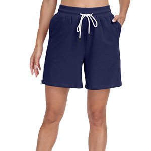 Pantalones cortos deportivos de la mejor calidad, pantalones cortos con logotipo personalizado para mujer, ropa deportiva para entrenamiento, gimnasio, correr, pantalones cortos para correr con - Product Image 1