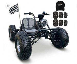 Kart électrique tout-terrain Zy-liath-or 72V sans balais, neuf d'usine, puissance maximale 10,8 kW, vitesse 62 MPH, transmission par arbre, double suspension hydraulique, pneus 19x7-8, pour adolescents et adultes - Product Image 6