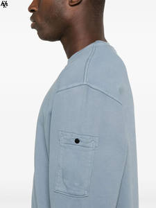 เสื้อสเวตเชิ้ตมีฮู้ดแบบยูนิเซ็กส์ แขนยาว มีกระเป๋า สีพื้น ผ้าฝ้ายผสมขนแกะ สวมใส่สบายๆ เหมาะสำหรับฤดูหนาว - Product Image 3