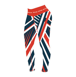 Mallas informales de cintura alta para mujer, diseño a la moda, a prueba de sentadillas, transpirables, de secado rápido, tela elástica para estudio, Pilates, Athleisure - Product Image 2