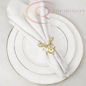 Anneaux de serviette de luxe pour la mise en place de la table, conçus pour ajouter du charme aux tables à manger et aux occasions festives - Product Image 5