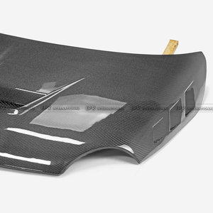 Pour Fiat 595 500 Abarth MPS S3 pré-lifting (UE 08-15) – Capot ventilé en carbone de type EPA pour une dissipation thermique améliorée et une performance aérodynamique accrue - Product Image 4