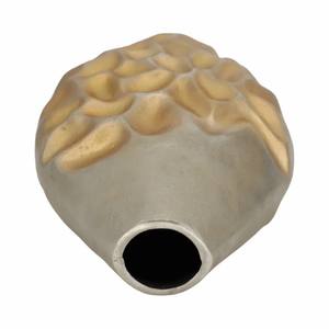 Accueil Cartwright Vase décoratif en bronze martelé Pièce maîtresse de table métallique pour le salon, la salle à manger ou l'entrée Moderne - Product Image 5