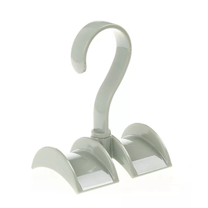 Vietnam fabricant en gros couleur personnalisée de haute qualité en plastique dur porte-vêtements gain de place antidérapant rembourré crochet floqué - Product Image 2