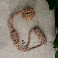 Vente en gros de jouet pour animaux de compagnie en fibre de coco écologique/jouet à mâcher pour chien en boule de noix de coco/jouet pour chien en coque de noix de coco au Vietnam