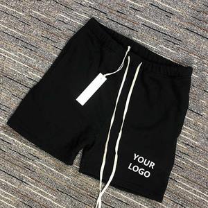 Nylon Shorts Men 100% Nylon Cotton Solid <b>Colours</b> Screen Print Logo Light Weight Sport Short Quick Dry Mens Shiny Nylon Shorts - Product Image 2