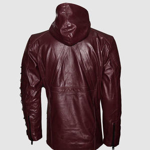 Chaqueta para Hombre, Chaquetas de Cuero Vacuno de Primera Calidad, Abrigos de Motociclista Impermeables para Hombre - Product Image 6
