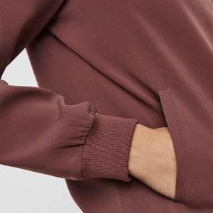 Dernières tendances : Blousons bomber tricotés pour femmes, respirants, coupe-vent, en nylon/polyester, haute qualité, prix bas, col montant - Product Image 4