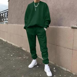 Sweatshirts et pantalons décontractés à manches longues pour hommes ensemble deux pièces en polaire survêtement d'automne 2023 sweat à capuche chaud Streetwear pour hommes - Product Image 6