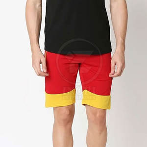 Gran oferta en pantalones cortos de gimnasio informales sólidos de algodón 100% para hombre, fáciles de usar, transpirables, de secado rápido, duraderos, último diseño - Product Image 5