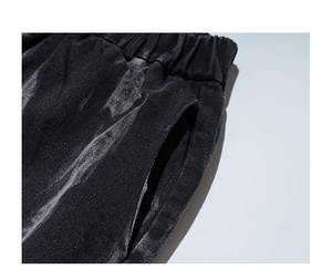 Ensemble de shorts délavés à l'acide de style rue pour hommes, survêtement écologique avec logo personnalisé des fabricants - Product Image 4