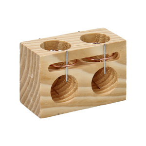Piège à souris en bois 2 trous Ø/28 mm. - Product Image 4