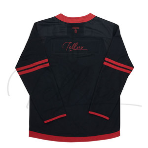 High Quality Custom Made Men's Ice Hockey Jersey with Professional Printing 100% <b>Polyester</b> Breathable & Quick Dry - Product Image 2