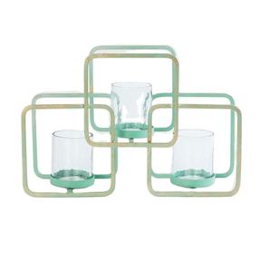 Portavelas decorativo con base de metal para decoración del hogar y la oficina, eventos de bodas y fiestas, hecho en India, venta al por mayor. - Product Image 1