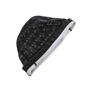 Gorro de natación con estampado de color de fábrica, gorro de baño de silicona personalizado para niños adultos - Product Image 5