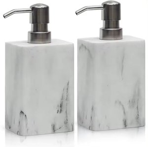 Merveilleux design en marbre accessoires de salle de bain distributeur de savon liquide maison et hôtel distributeur de savon pour salle de bain à vendre - Product Image 2