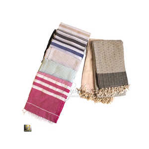 Serviette de plage en viscose de bambou de luxe ultra absorbante à séchage rapide avec surface lisse et couche résistante au sable de qualité supérieure - Product Image 4