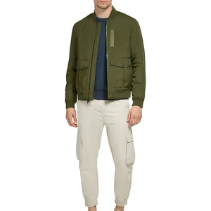 2026 Winter Autumn <b>Men's</b> Casual Fashion <b>Green</b> Bomber <b>Jacket</b> Winter <b>Jacket</b> <b>Waterproof</b> Best Design Bomber <b>Jacket</b> for <b>Man</b> - Product Image 5
