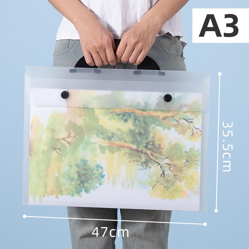 A3 Blanc transparent