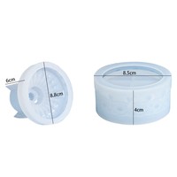 Goutte à goutte moule bijou motif boîte de rangement silicone moule miroir résine pour DIY fait main