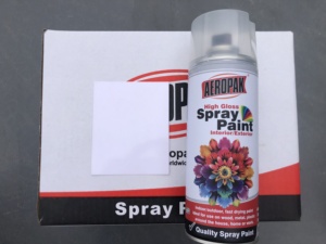 AEROPAK Venta al por mayor OEM Aerosol Pintura en aerosol de alto brillo 400 ml para silla Mesa Coche - Product Image 3