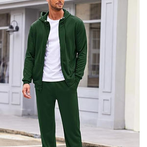 Ensembles de survêtement pantalon sweats à capuche en polaire tri-mélange gris chiné - Product Image 5