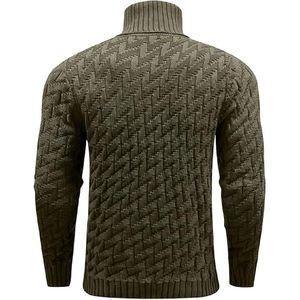 Nouveau tricot décontracté de qualité professionnelle pull hommes col rond hauts en tricot décontracté couleur unie pull pull de haute qualité - Product Image 2