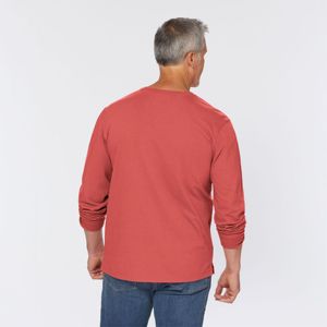 Camiseta de manga larga con bolsillo para hombre, camisa informal de algodón de primera calidad con bolsillo funcional en el pecho para comodidad diaria - Product Image 4