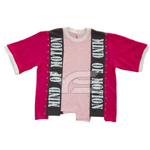 เสื้อยืดผู้ชายประดับพลอยเทียมทรงโอเวอร์ไซส์ดีไซน์ตามสั่งลายโลโก้แวววาวแวววาวแวววาวสินค้ามาใหม่ - Product Image 6