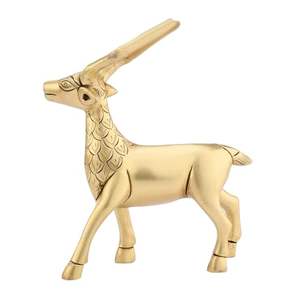 รูปปั้นกวางมูร์ติมอร์ติโบราณรูปปั้นทางศาสนาขัดเงาพิมพ์ลายตามแบบโบราณสำหรับตกแต่งบ้าน - Product Image 2