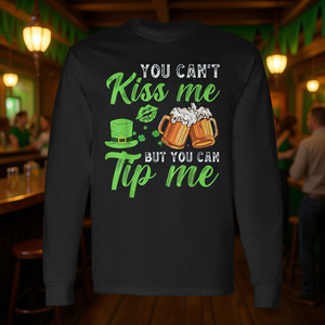 Maglietta a maniche lunghe per il Giorno di San Patrizio - Non puoi bacchiarmi ma puoi regalarmi per uso promozionale - Product Image 3