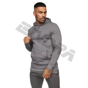 Custom Men's <b>Polyester</b> <b>Tracksuit</b> Private Label Winter Jogger Set with Sweatpants and Hoodie Blank Track Jogging Sweat Suit - Product Image 3