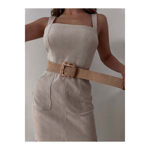 Ceinture élastique tressée à boucle pour femme, ceinture de veste, ceinture de chemise, ceinture de robe - Wicker - Product Image 2