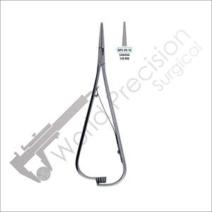 ที่จับเข็มทันตกรรมแบบแมติเย่ ยี่ห้อ WORLD PRECISION SURGICAL พร้อมคีมผูกไหมเย็บแผล ทำจากเหล็กกล้าไร้สนิม ระดับ Class I มาตรฐาน ISO13485 สำหรับคลินิก - Product Image 4
