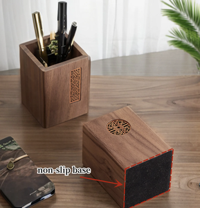 Moderne Réglable Bureau Bambou Bureau Accessoires Stylo Crayon Maquillage Brosse Titulaire Stockage Papeterie Organisateur - Product Image 4