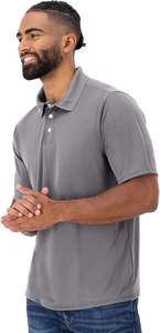 Camiseta Polo corta personalizada para hombre, nueva tela de piqué con decoración de botones, patrón impreso, Polo personalizado al por mayor - Product Image 6