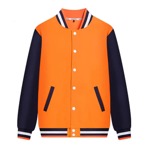 แจ็คเก็ตเบสบอลแบบ Letterman สำหรับผู้ชาย แบบ OEM ที่ปรับแต่งได้ พร้อมงานปักเชนิลล์ แจ็คเก็ต Varsity แบบกำหนดเองพร้อมโลโก้ - Product Image 1