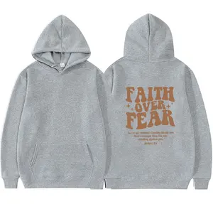 Sweats à capuche unisexes surdimensionnés personnalisés pour hommes femmes Y2K Streetwear pull sweat printemps décontracté sweats à capuche avec cordon en vrac vente en gros - Product Image 4