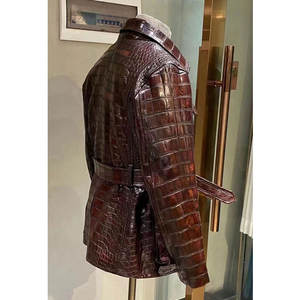 Vestes en cuir pour hommes sur mesure, style sportif, tissu en toile, imperméable, respirant, grande taille, devant, hiver, vente chaude, meilleur prix - Product Image 4