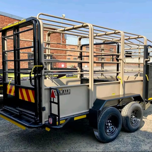 Remolque Ganadero Usado Personalizado para Cerdos/Vacas/Ganado/Ovejas, Multiusos, Fácil de Operar, 2 Años de Garantía, Barra de Remolque de 16m - Product Image 1