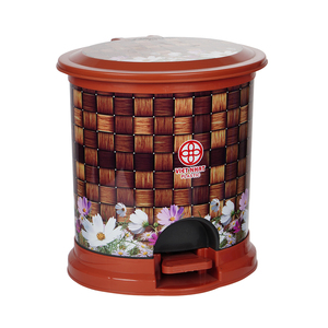 Cheap Price 8008 Large Oval Step-On Dustbin Pp Plastic Material Rubbish <b>Bin</b> Pedal-Operated Outdoor Trash Can Manufacturer - Product Image 5