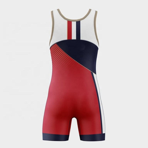Custom Logo Men's <b>Plus</b> <b>Size</b> Weightlifting Suit Wrestling Singlet Cheap Sublimation Digital Tank <b>Top</b> With Printed Blank Pattern - Product Image 4