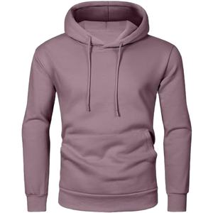 OEM Service Polyester Cotton Oversize Hoodies for Men <b>Thick</b> <b>Fleece</b> Lined Solid Drop Shoulder Plain Dyed Hoodies MADE BY BS 2026 - Product Image 2
