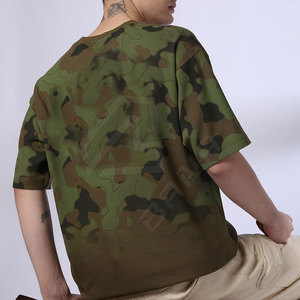 Logotipo personalizado Heavyweight Oversize camisetas Hombres 100% algodón Box Fit Gym Wear camisetas para hombres - Product Image 2