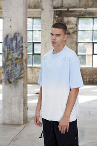 Custom Logo Wholesale <b>Tshirt</b> 100% Cotton Streetwear Hip Hop Blank Acid Wash <b>Vintage</b> T Shirts - Product Image 5