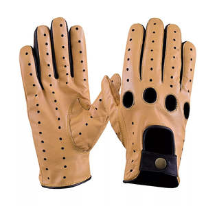 Nouveauté Gants en cuir à la mode pour femmes Gants à la mode Gant d'habillage en peau de mouton Service OEM Utilisation quotidienne personnalisée - Product Image 3