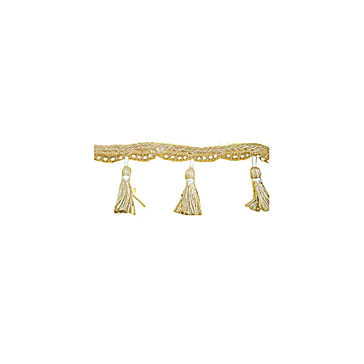 Laço de borla com franja de ouro elegante, enfeite de franja de borla personalizado de tamanho personalizado, de cor dourada do fornecedor